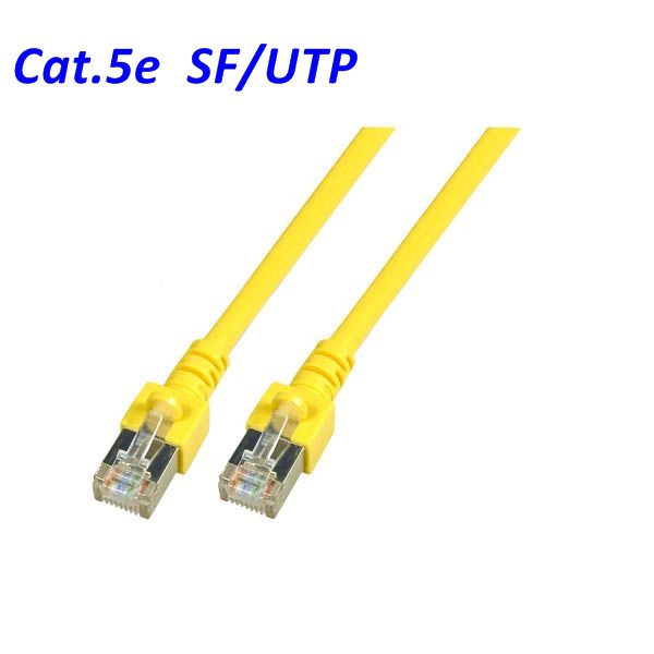 Cat.5 Patchkabel SF-UTP gelb